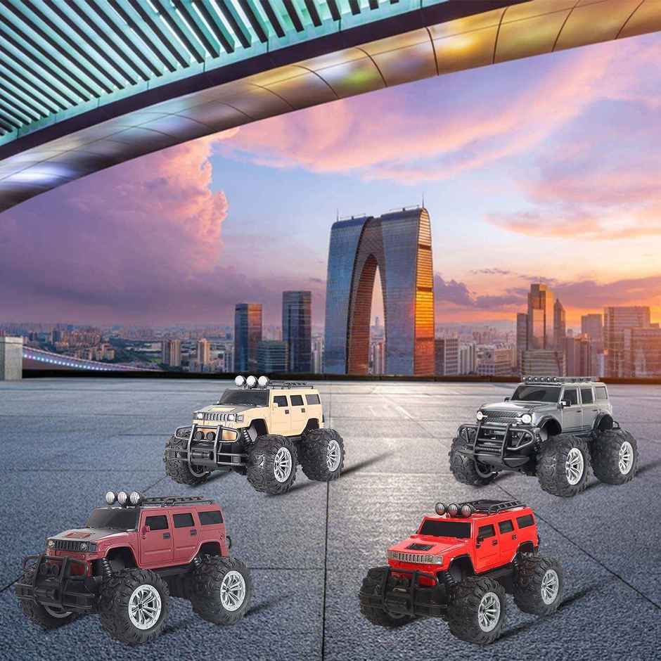 Race N Roll Off Roader Rechargeable Remote Control Monster Truck - Humm Black