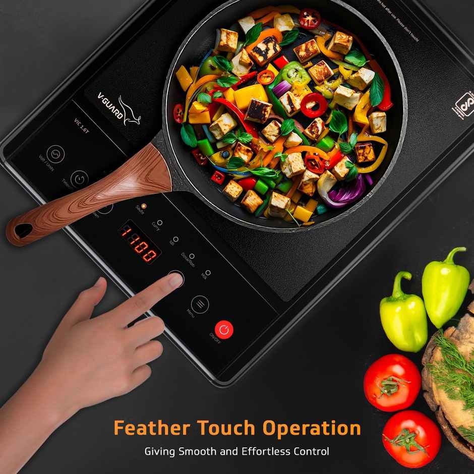 V-Guard Vic 1.6T 1600 Watt Induction Cooktop
