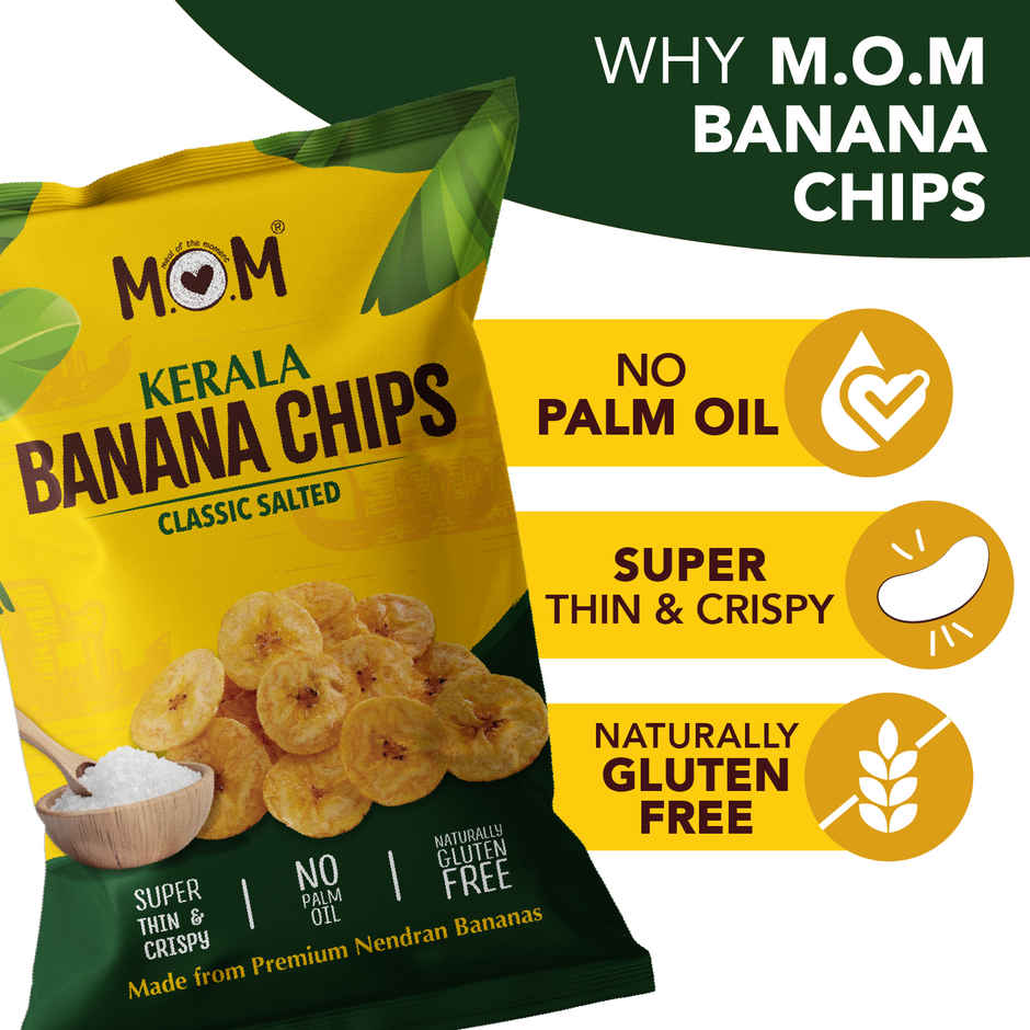 MOM Kerala Banana Chips | Classic Salted