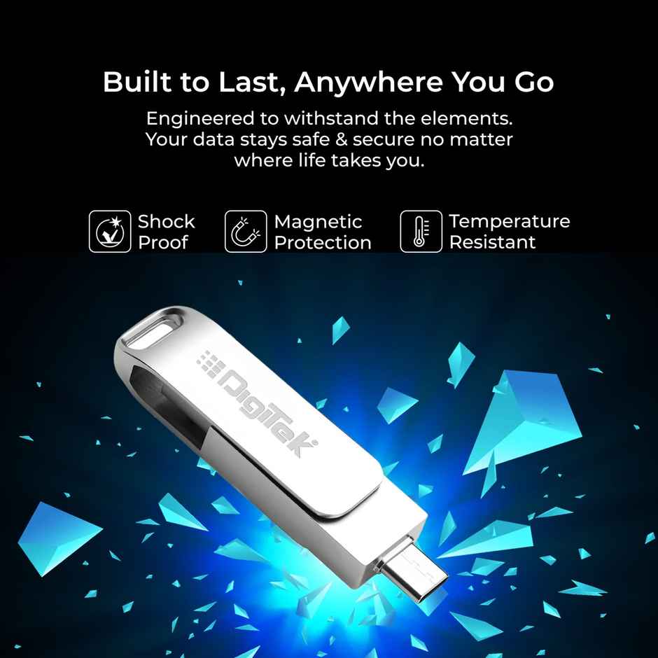 Digitek Pen Drive Usb V3.2 Dual Drive U Disk 32gb | Usb a & Type C