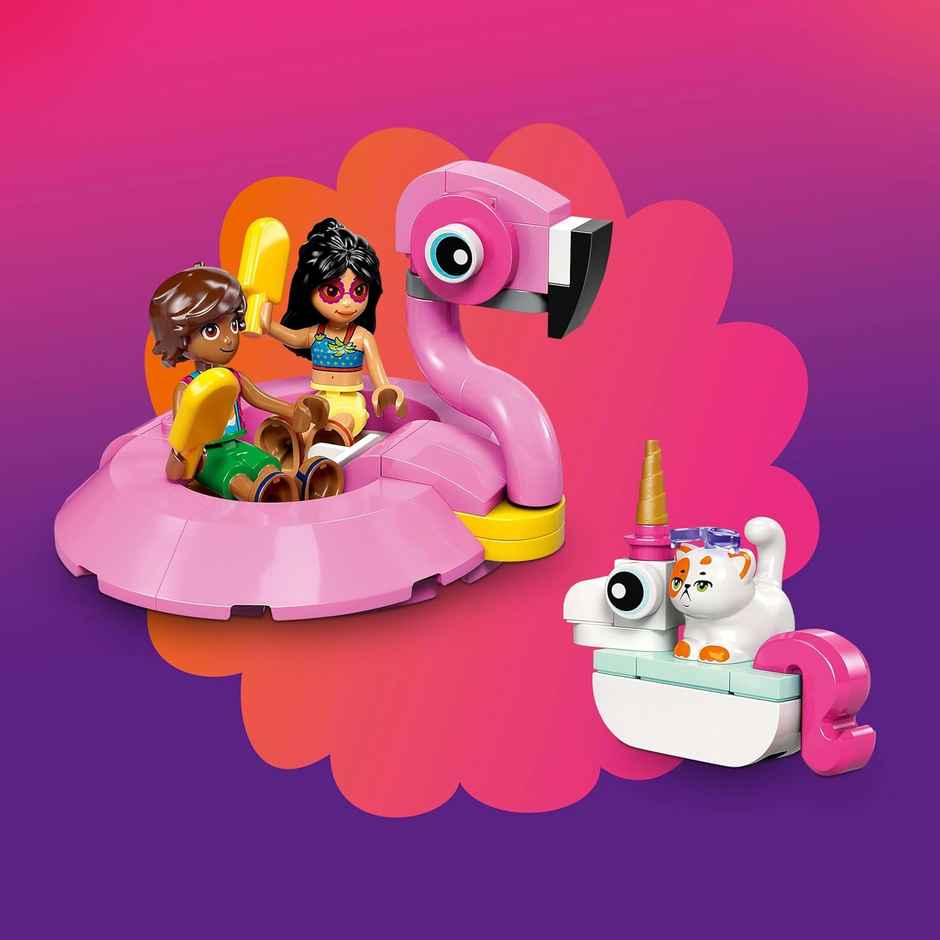 LEGO Friends Unicorn & Flamingo Pool Party Toy Building Set 42658 Building Blocks Toys