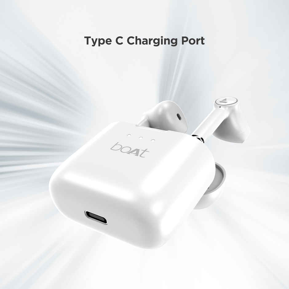 boAt Airdopes 131 TWS in Ear Earbuds with Upto 60 Hours and ASAP Charge - Ivory White