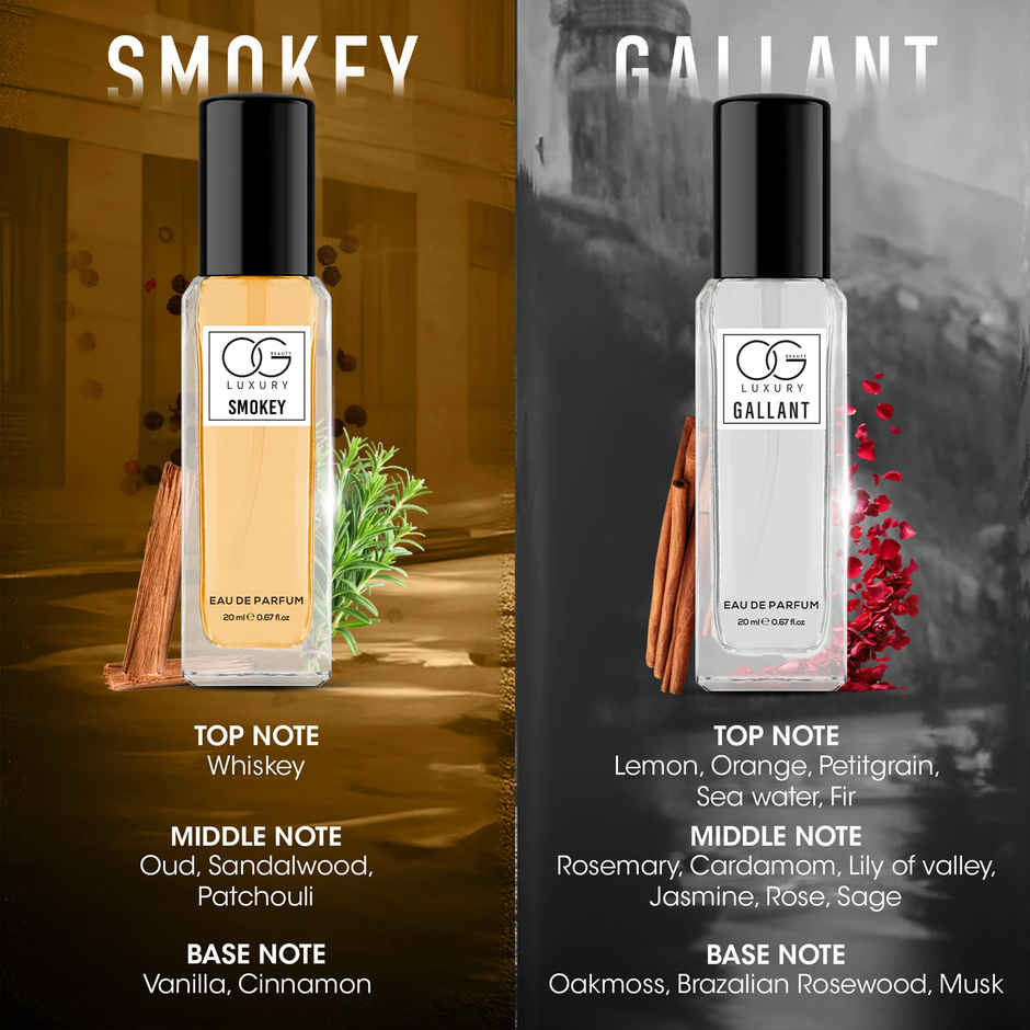 Og Beauty Luxury Elite Aura Eau De Parfum | Pack of 4 for Men