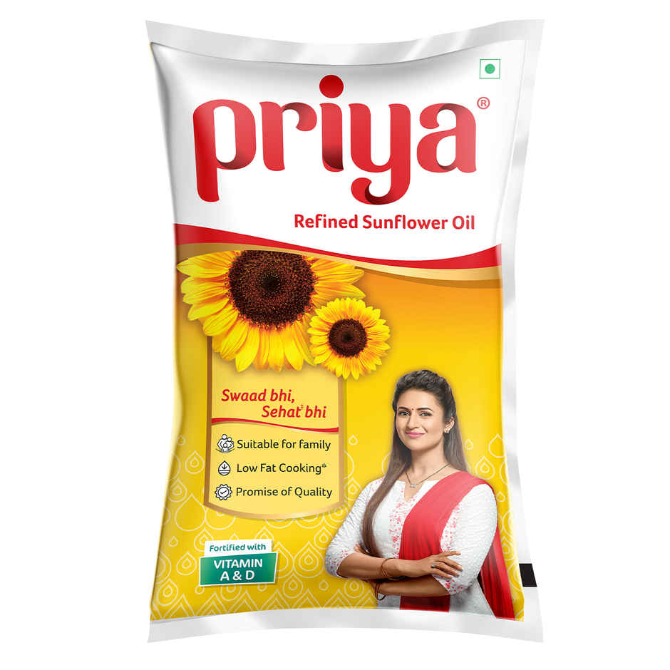 Priya Sunflower Oil | Pouch Combo