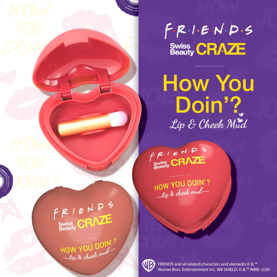 Swiss Beauty Craze How You Doin Lip Cheek Mud | 01 Playful Pink