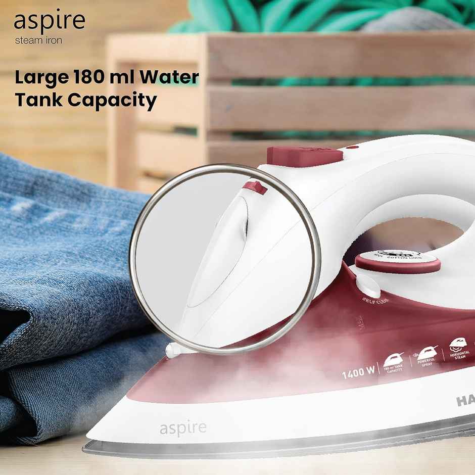 Havells Steam Iron Aspire Red 1400W