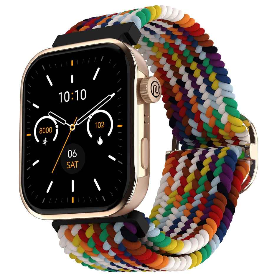 Noise ColorFit Pro 5 (44mm) Smartwatch - Rainbow Weave