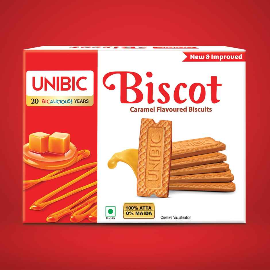 UNIBIC Biscot Caramel Atta Biscuit