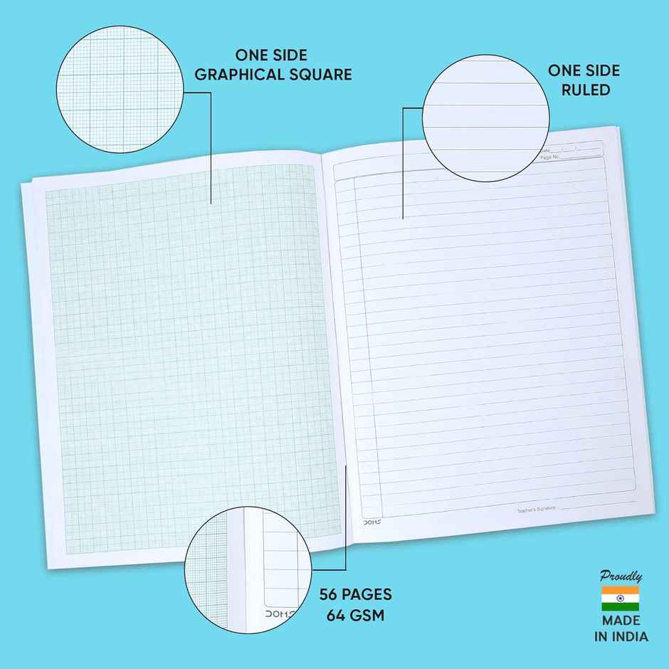 Doms Graph Book - (28 cm x 22 cm)