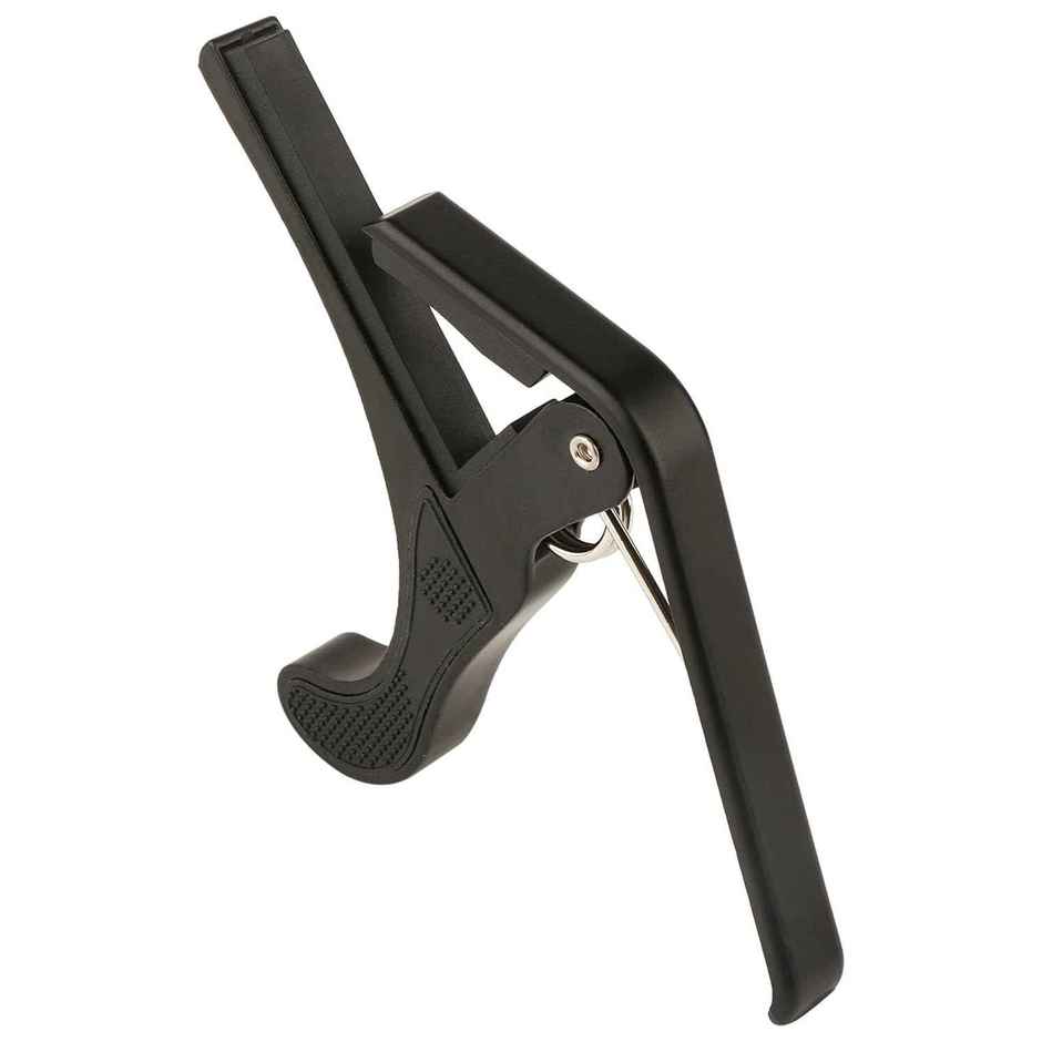 Juarez One-Handed Trigger Guitar Capo for Ukulele & Guitars - Quick Change, Black
