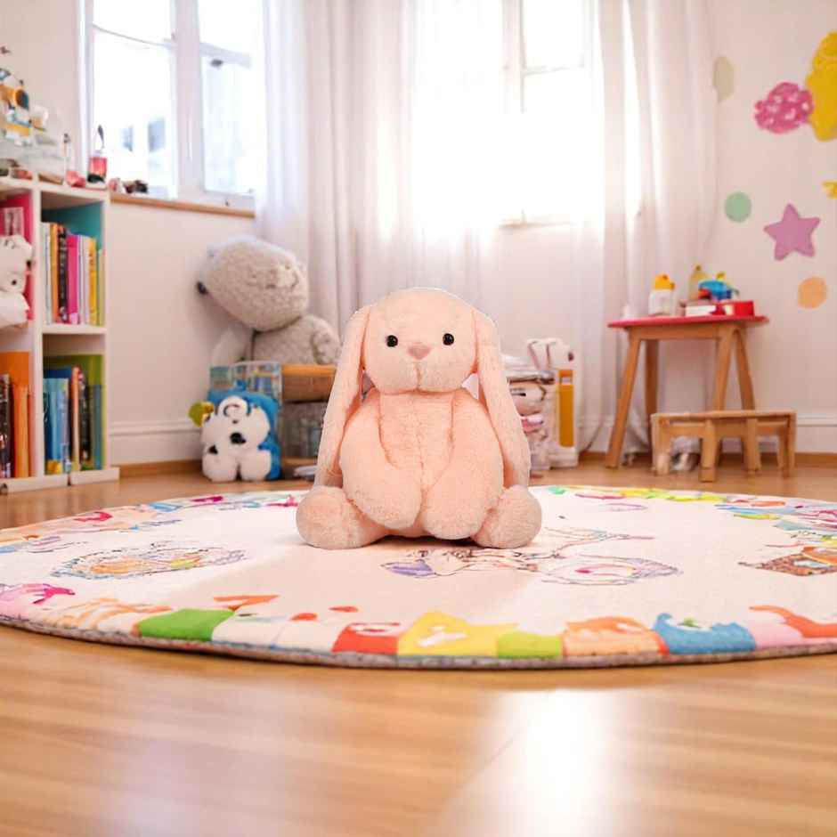 Mirada Peach Bunny Soft Toy - 35 cm