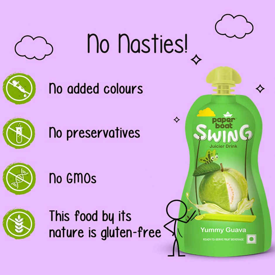 Paper Boat Swing Juicier Drink Yummy Guava Juice