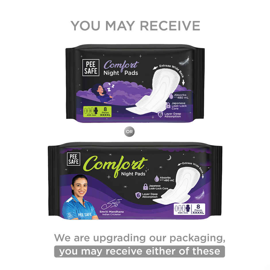 Pee Safe Comfort Night Pads 4XL