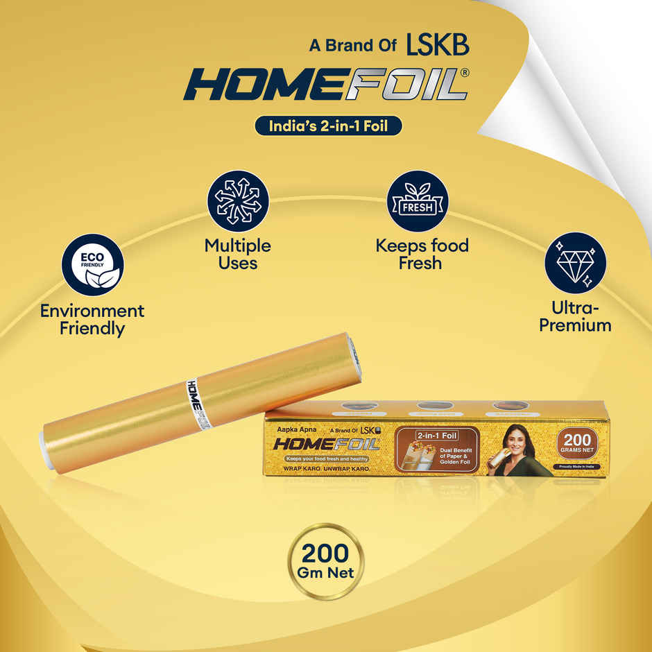 HOMEFOIL 2-in-1 Paper & Golden Foil