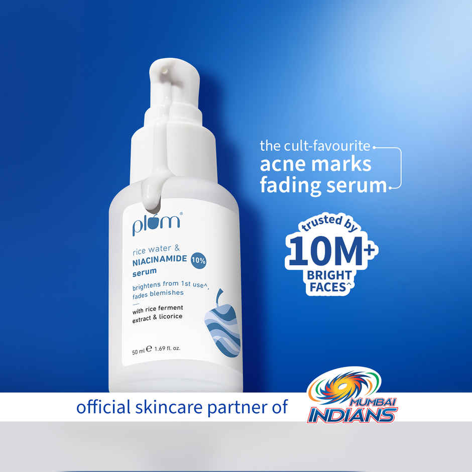 Plum 10% Niacinamide Face Serum For Clear, Bright Skin | Fades Blemishes & Acne Marks