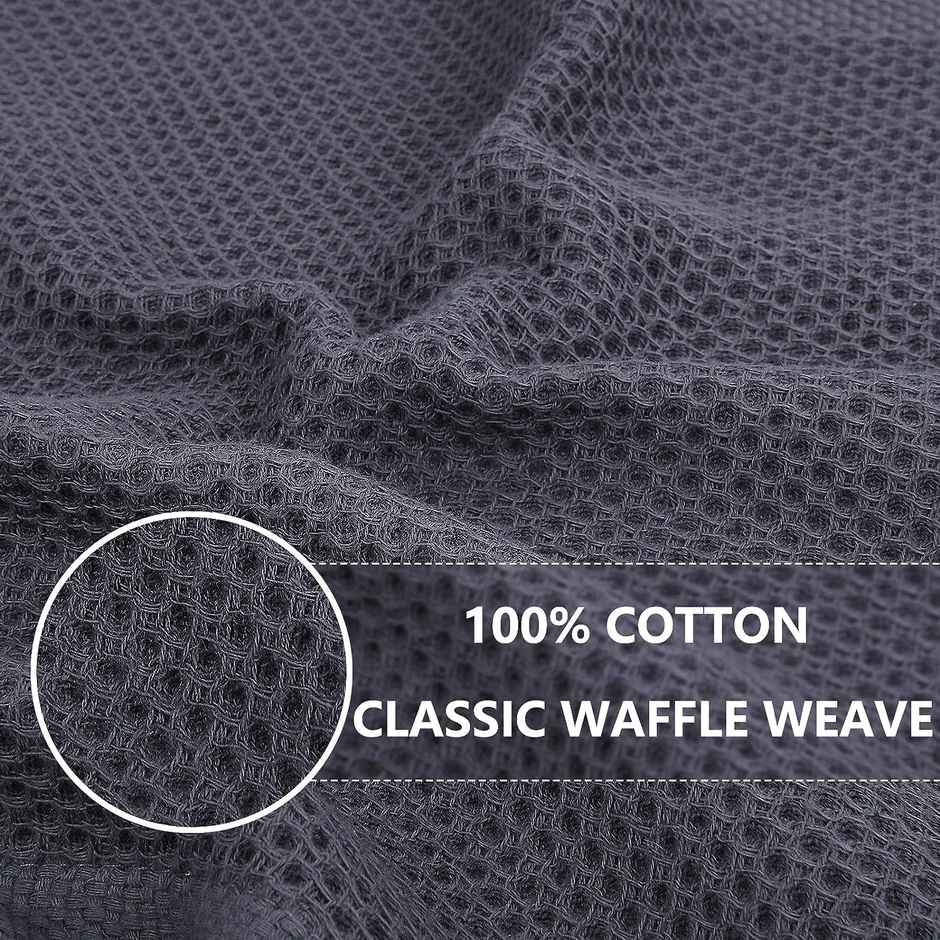 The Artment CozyWeave Towels 100% Cotton Waffle Weave Kitchen Dish Cloth (Set of 6)