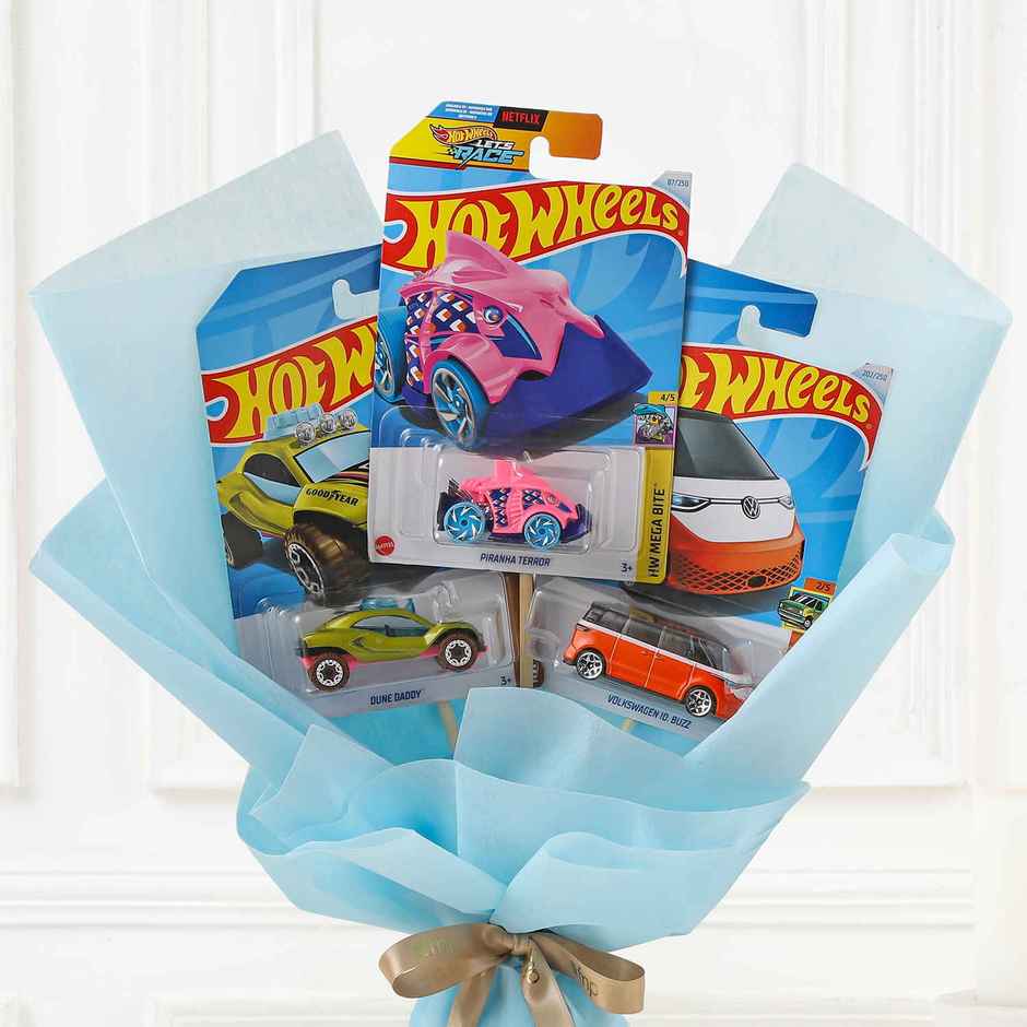 Hot Wheels Toy Car Bouquet Arrangement | Ideal for Gifting | FNP