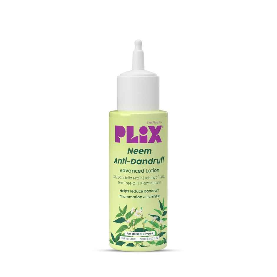 Plix The Plant Fix Neem Anti-Dandruff Advanced Lotion | Reduces Dandruff | Itchy Scalp