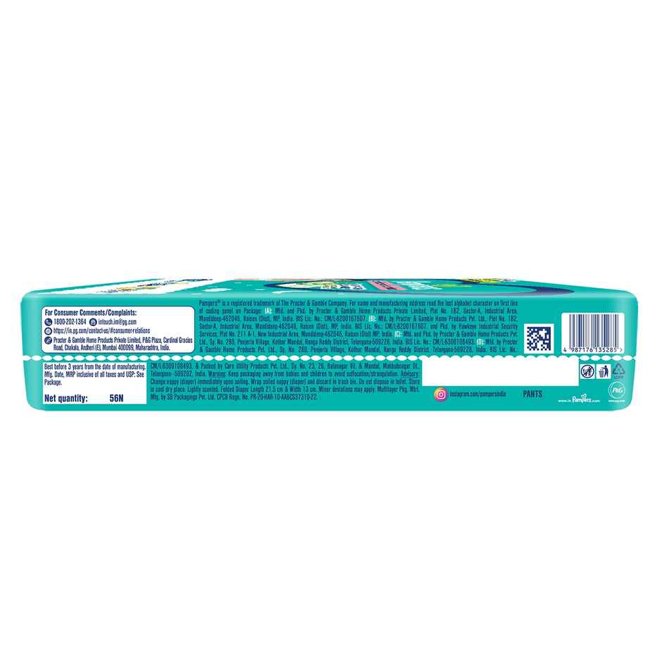 Pampers All Round Protection Baby Diapers | Pant Style | XL | 56 pcs Combo