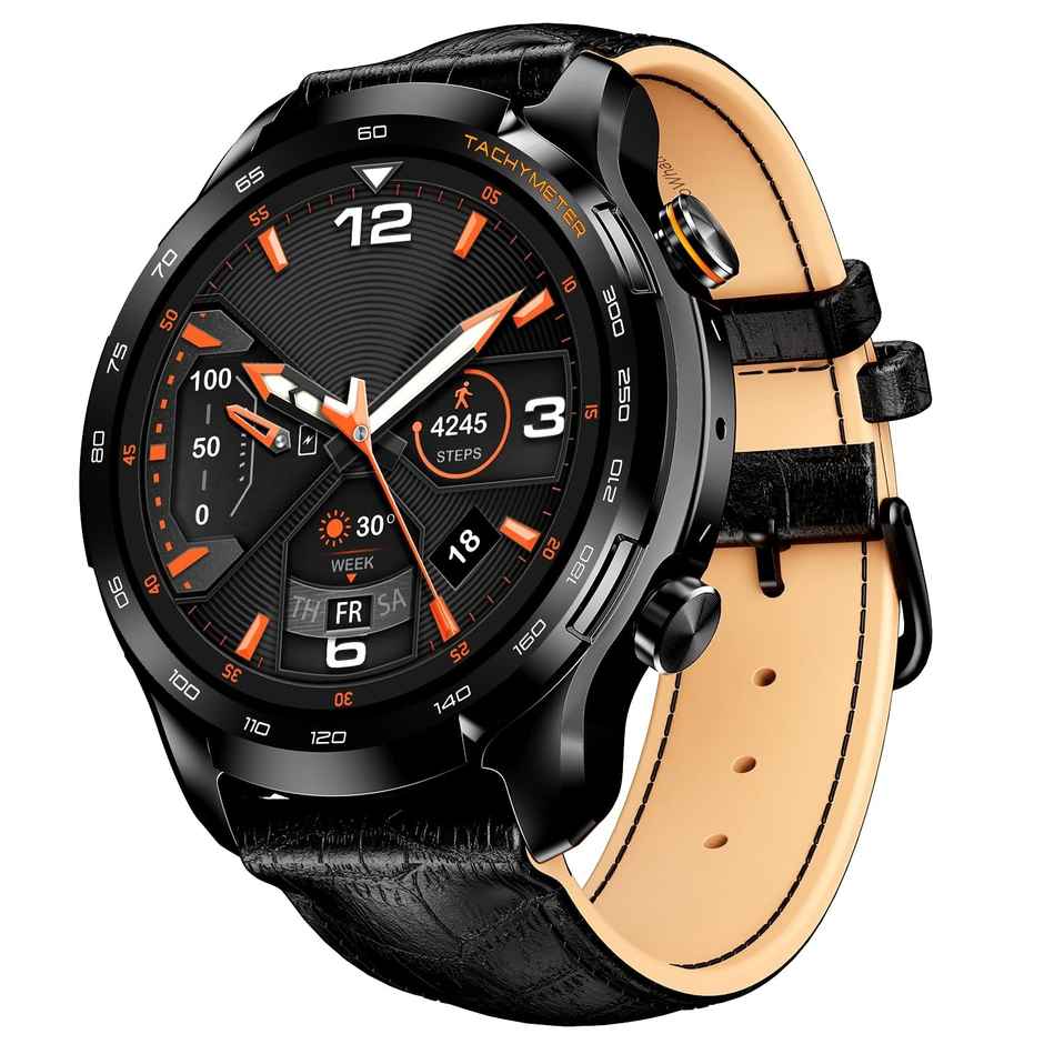 boAt Lunar Pro LTE Smart Watch with 1.39" AMOLED Display, E-Sim Cellular Calling,Built-in GPS,TWS Connectivity, IP68, HR & SpO2 Monitoring - Black
