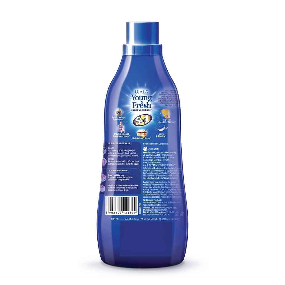 Ujala Young & Fresh Bliss Fabric Conditioner with Long-Lasting French Perfume Fragrance