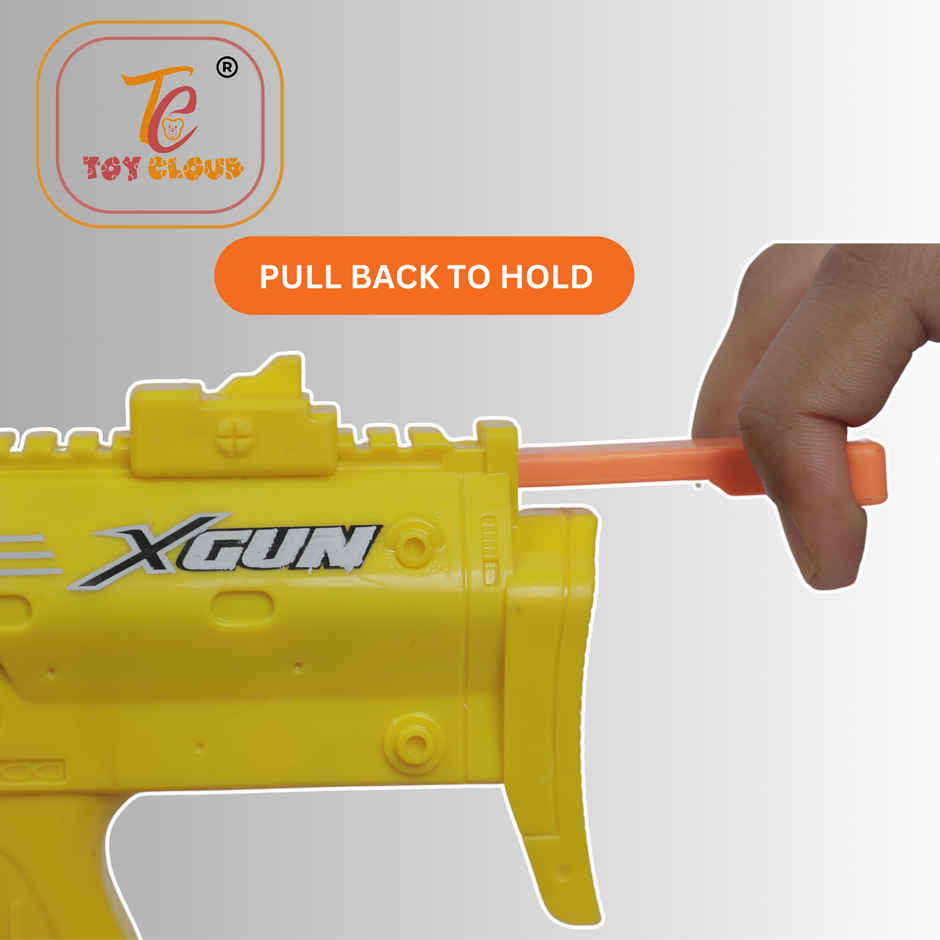 Toy Cloud 2 in 1 X Shot Blaster Pistol Toy Gun with Jelly Shots with 10 Soft Foam Dart Bullets