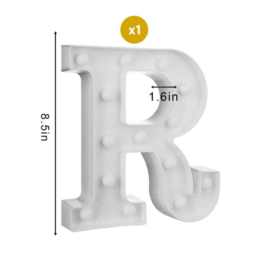 Polypropylene Marquee Light Led Alphabet R - Buy at ₹239 Online ...