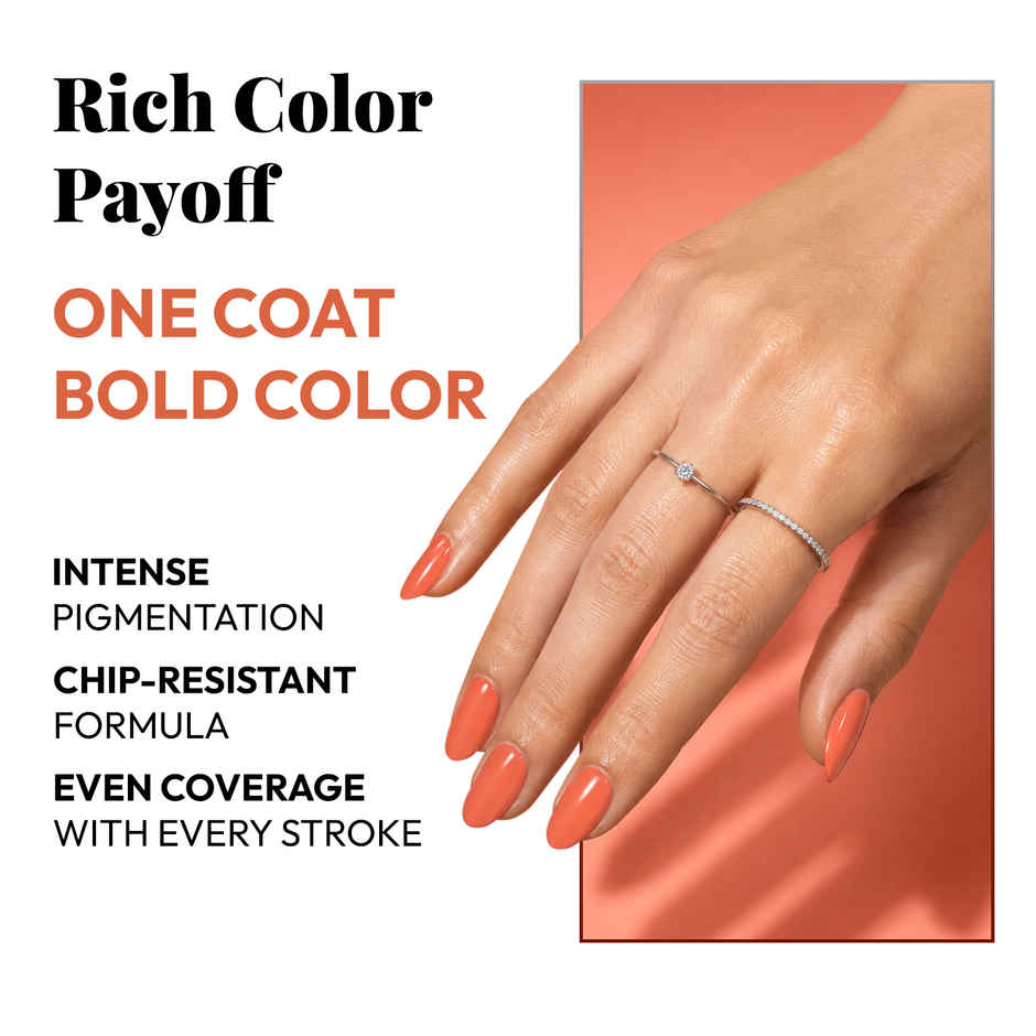 Enn Beauty Insta Color Nail Paint- Coral Crush