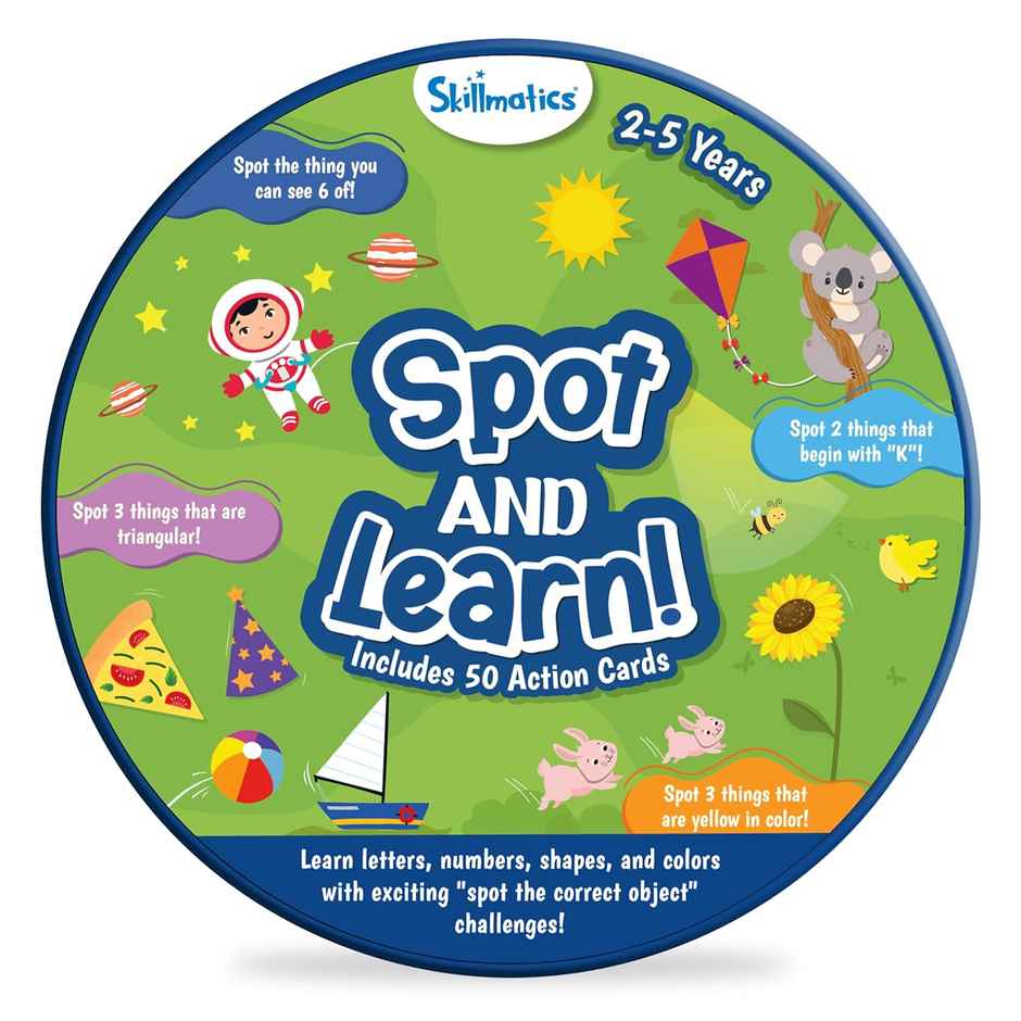 Skillmatics Flash Cards For Toddlers - Spot & Learn