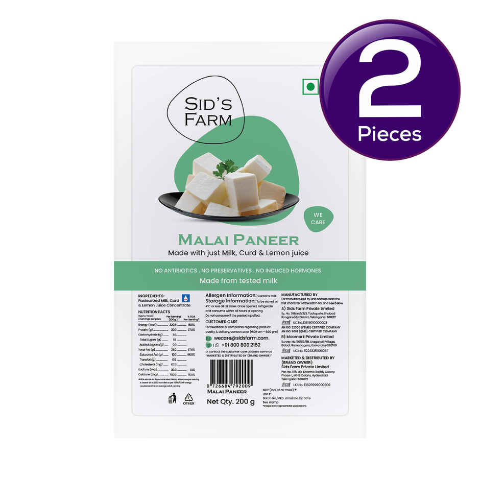 Sid's Farm Malai Paneer Combo