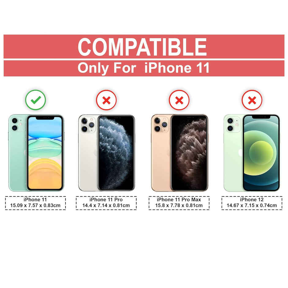 Artistque Tempered Glass for iPhone 11 | iPhone XR Screen Protector Guard