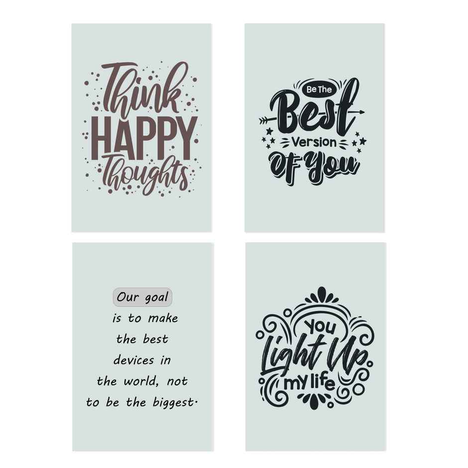 Paper Plane Design Motivational Wall Posters | Set of 10 | (12 Inch x 18 Inch) D93