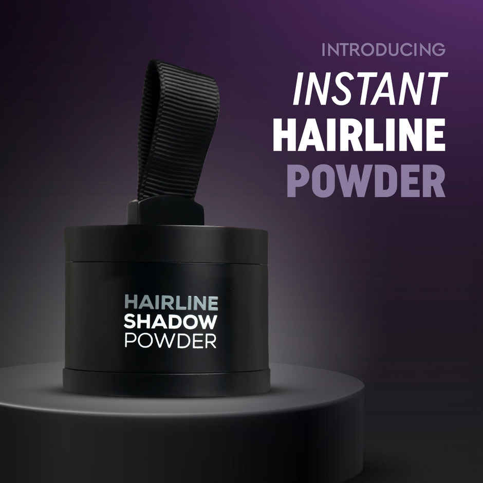 Gleva Hairline Shadow Instant Hair Powder | Black