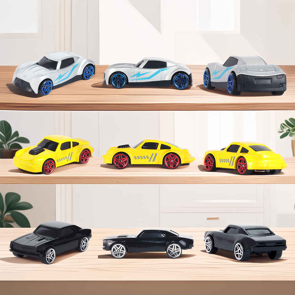 Race N Roll 1:64 Metal Die Cast Car | Nz.po959.br | Pack of 3