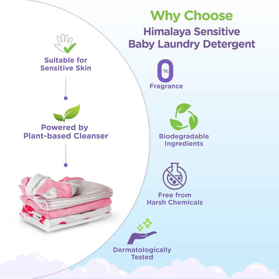 Himalaya Sensitive Baby Laundry Detergent Pouch