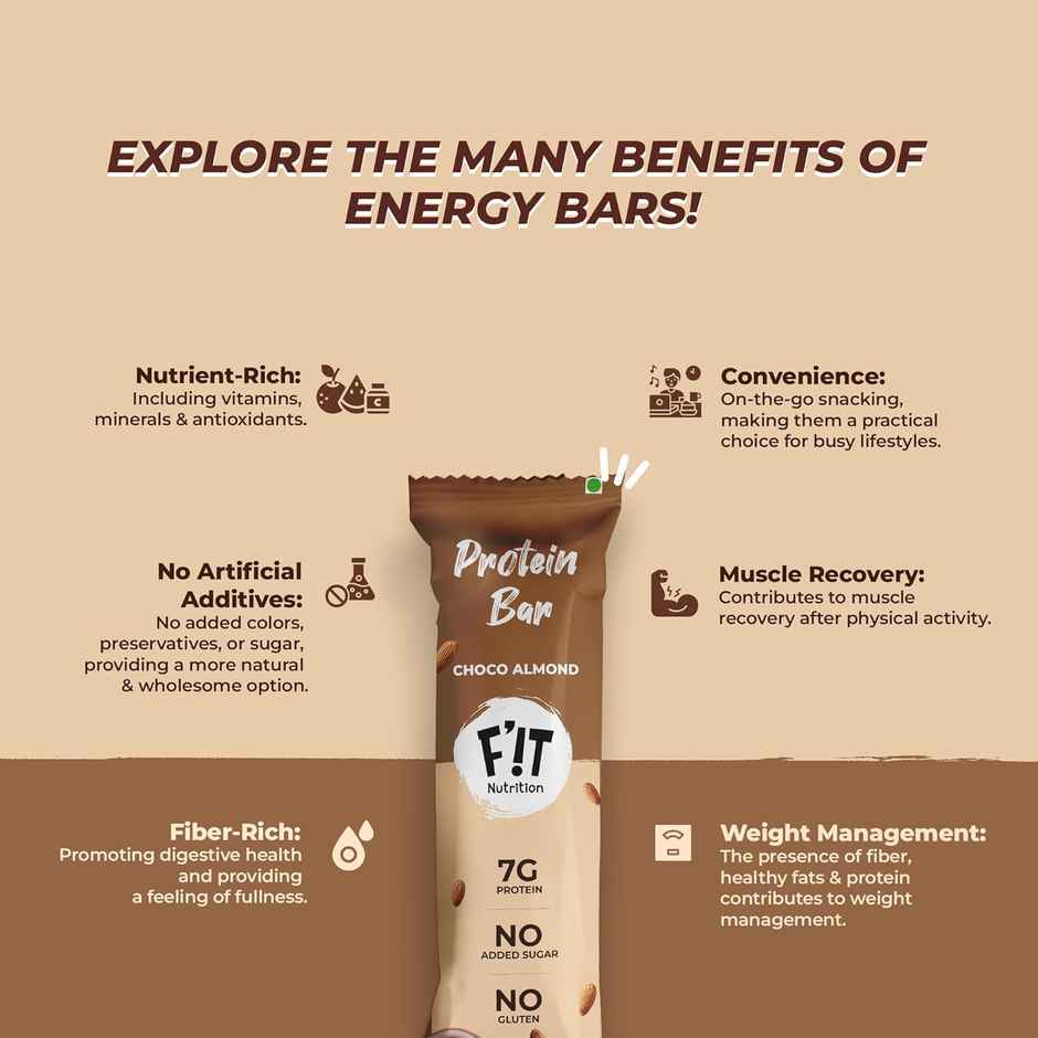 FIT Nutrition Mini Protein Bar Choco Almond 23% High Protein - Buy at ...
