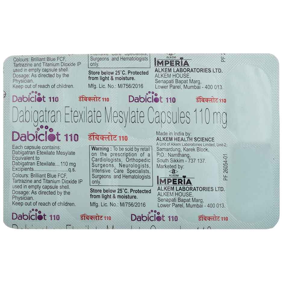 Dabiclot 110 Capsule