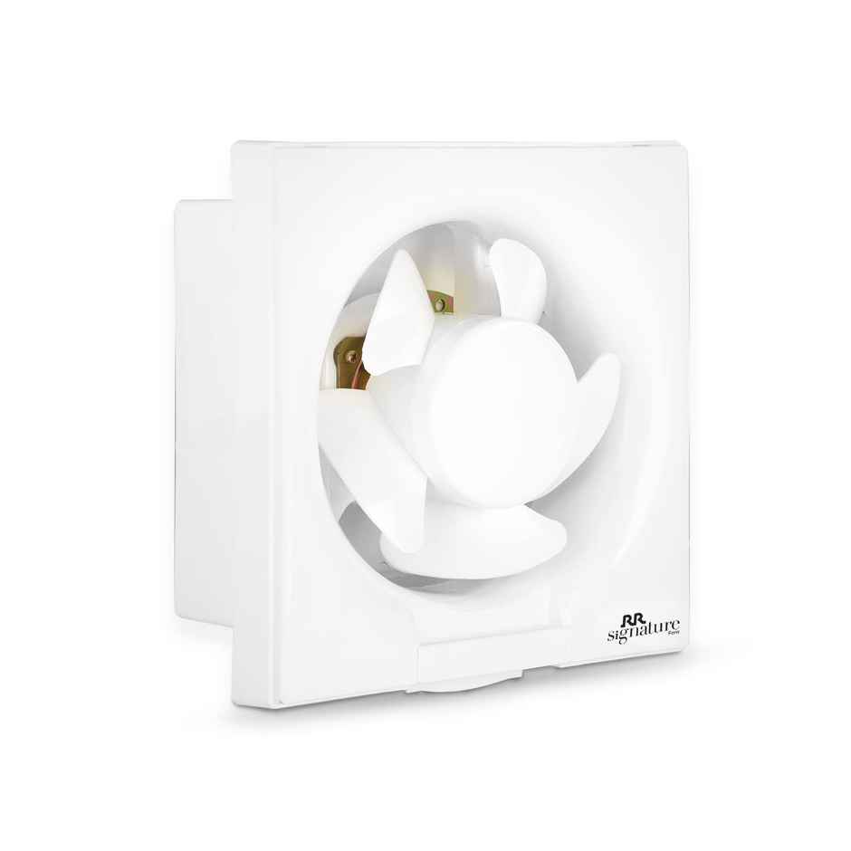 RR Signature Vento Deluxe 30 Watt Exhaust Fan,150mm,Strong Air Suction,Rust Proof,Anti-Dust Shutters - White