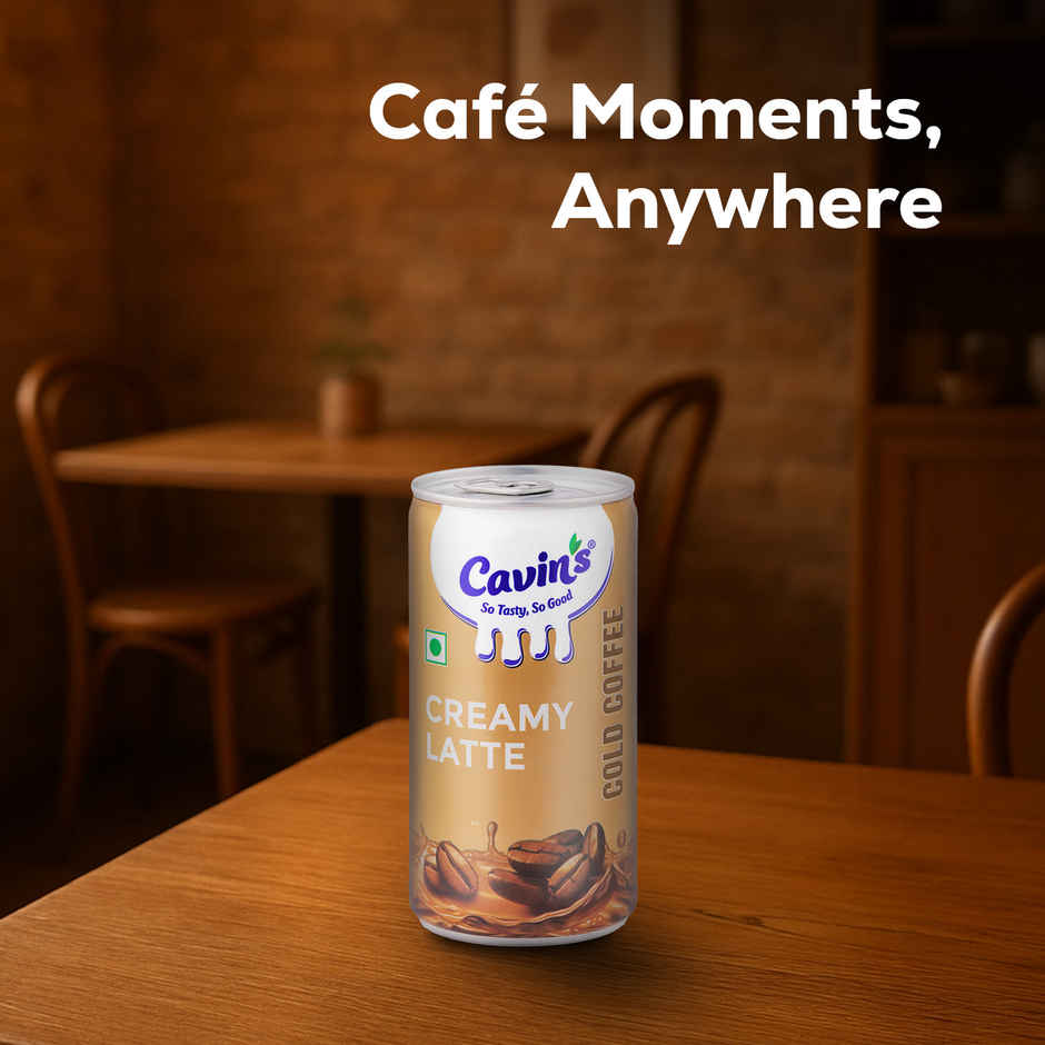 Cavin's Creamy Latte Cold Coffee | Cafe|Style, Ready to Drink