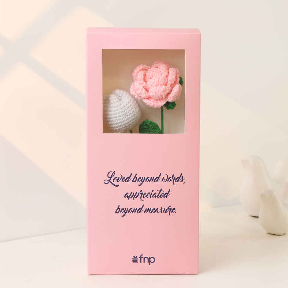Crochet Floral Elegance | Handmade Flower Gift | FNP