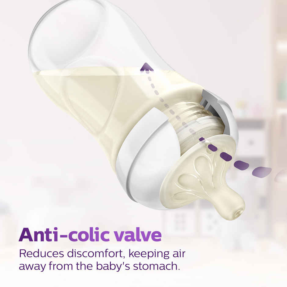 Philips Avent Natural Response Bottle Teat | Flow 3 | 1m+ | Pack of 2 | SCY963/02