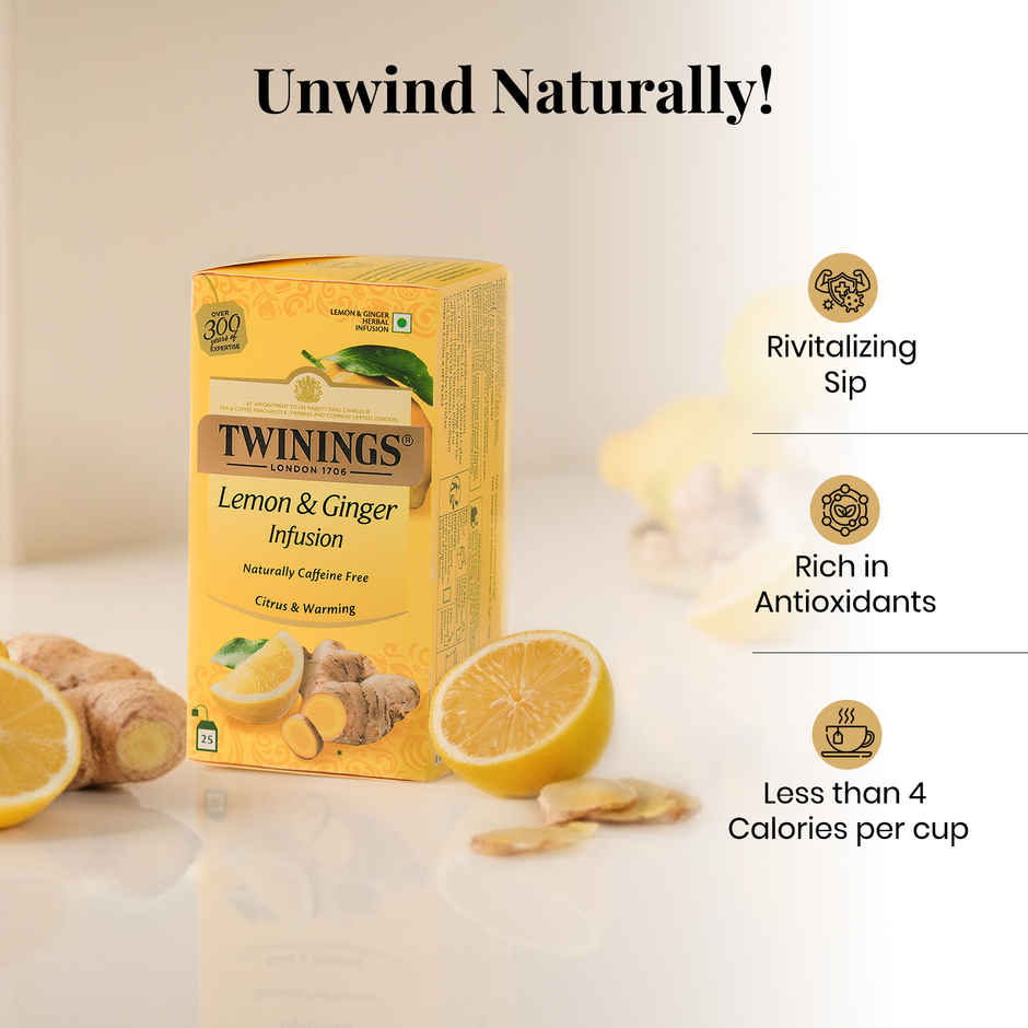 Twinings Ginger And Lemon Herbal Tea
