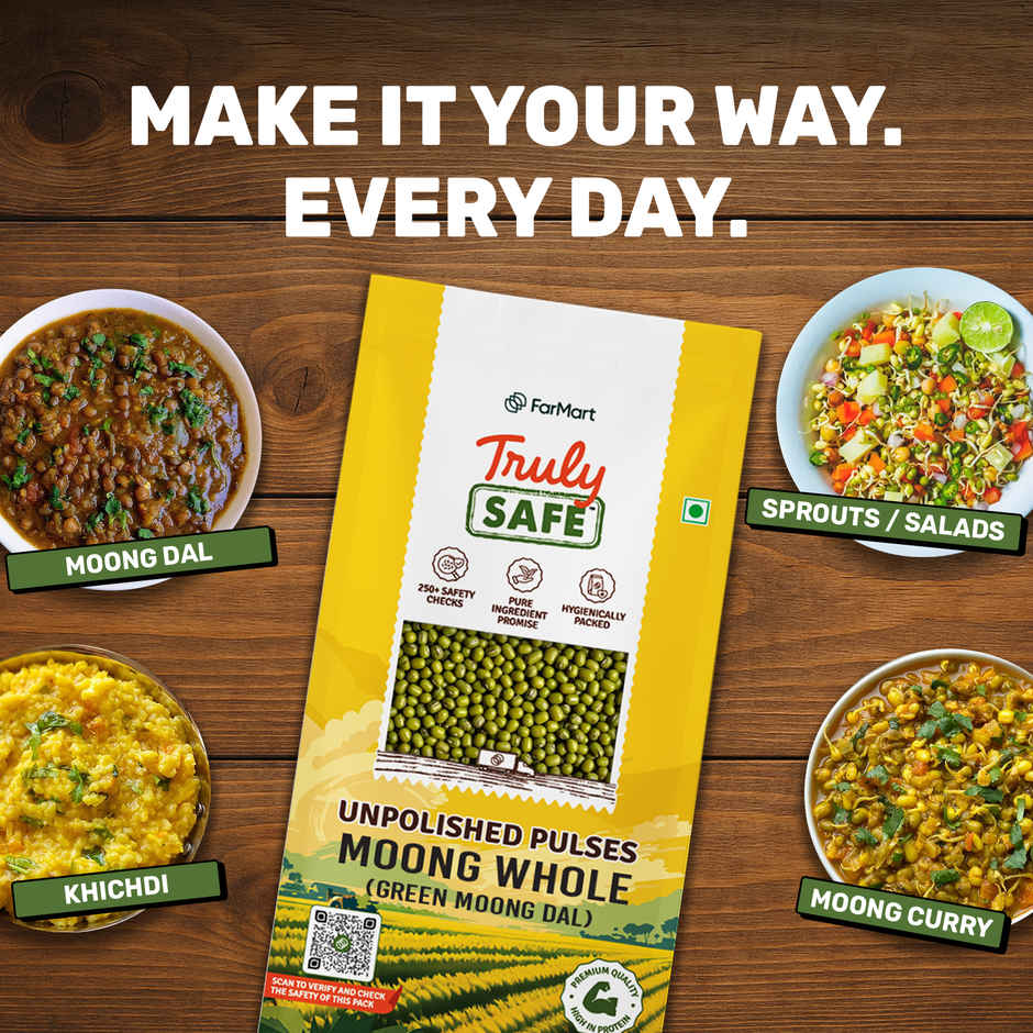 Truly Safe Moong Whole | Unpolished Dal