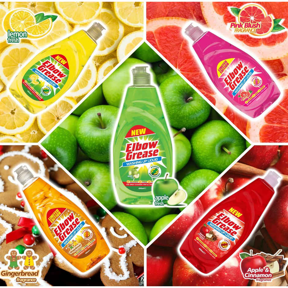 Elbow Grease Apple Washing Up Liquid