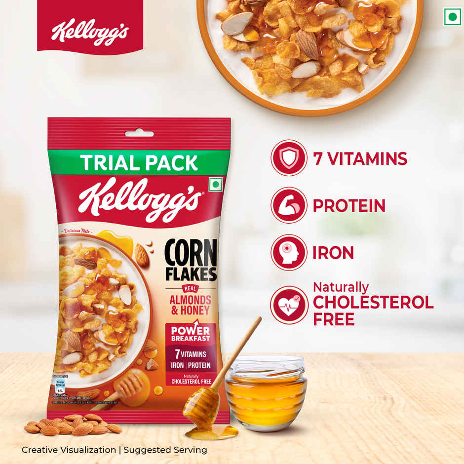 Kellogg's Corn Flakes Real Almond Honey