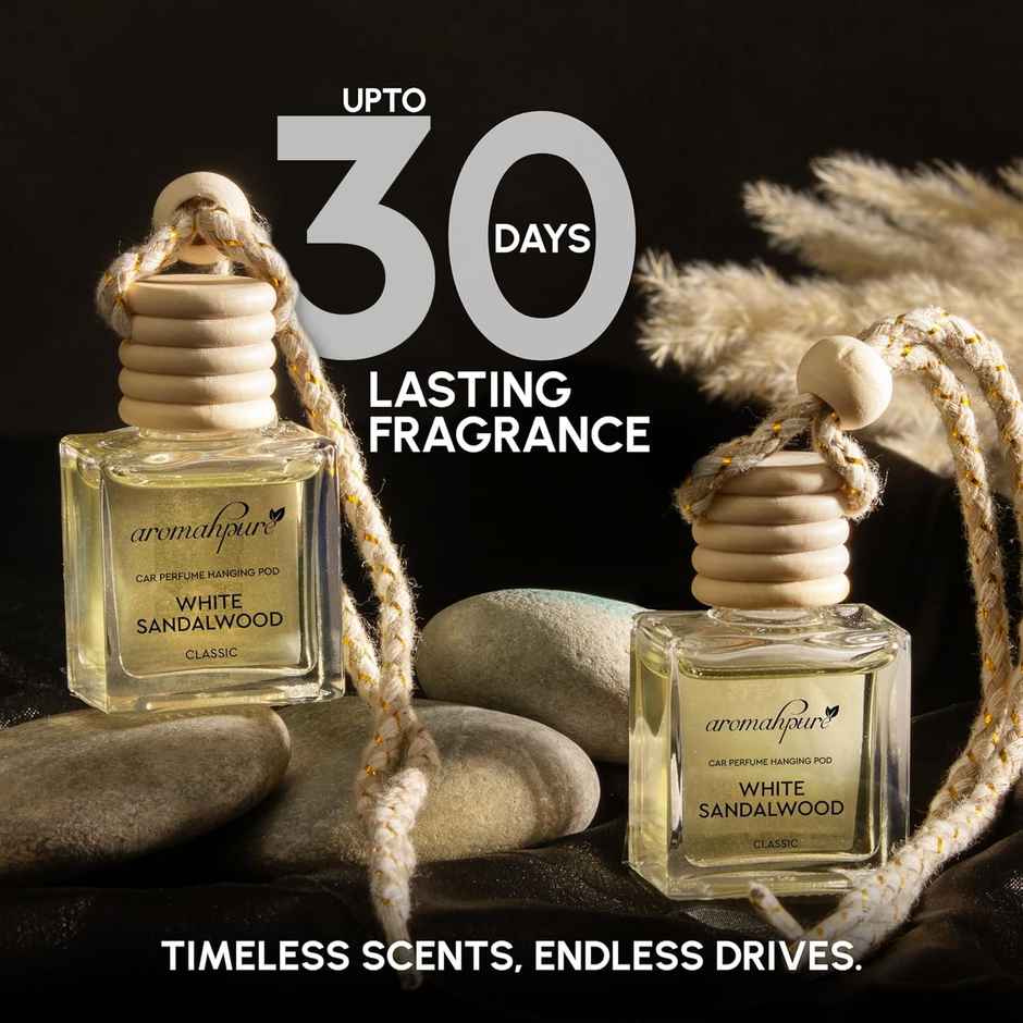 Aromahpure Premium Car Air Freshener Hanging Pod | Sandalwood Fragrance