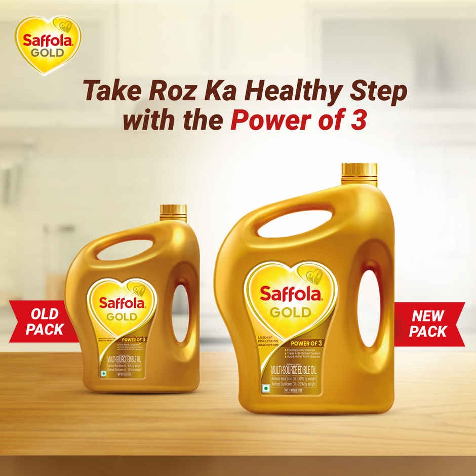 Saffola Gold Oil Power of 3