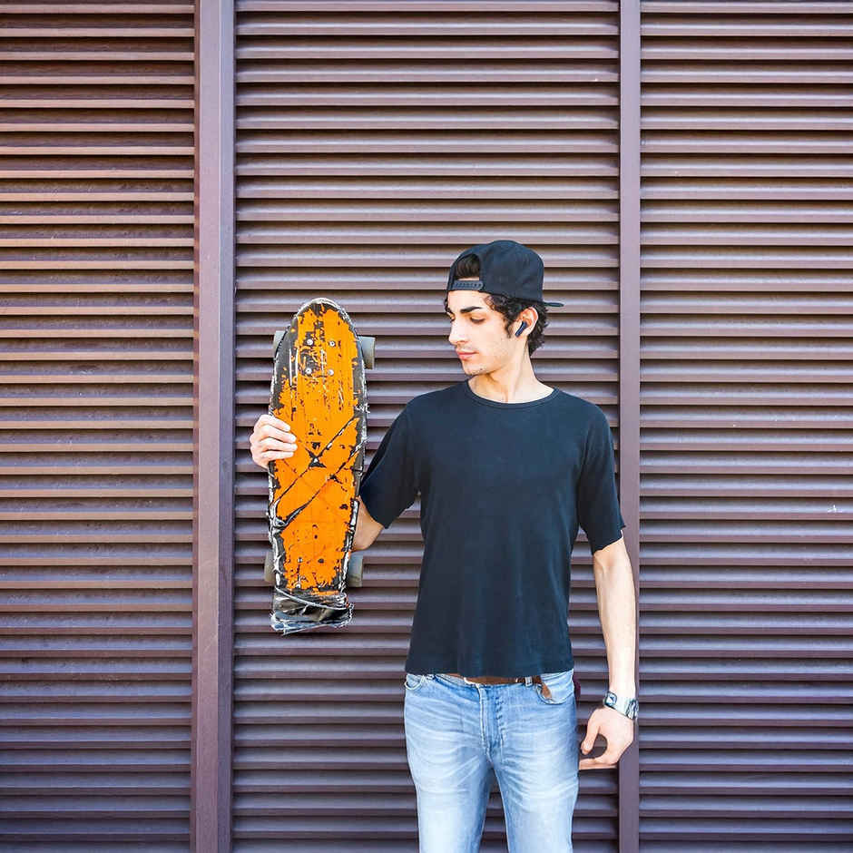 JBL Tune Beam In Ear Wireless Tws Earbuds With Mic, Anc Earbuds (Blue)