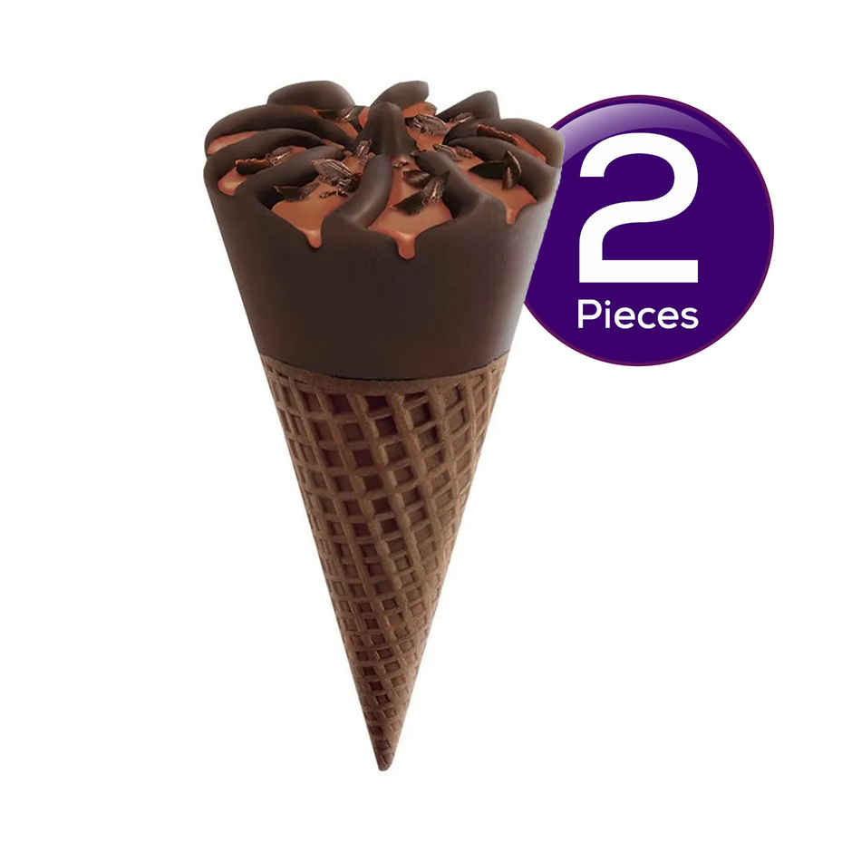 Havmor Dark Chocolate Ice Cream Cone Combo