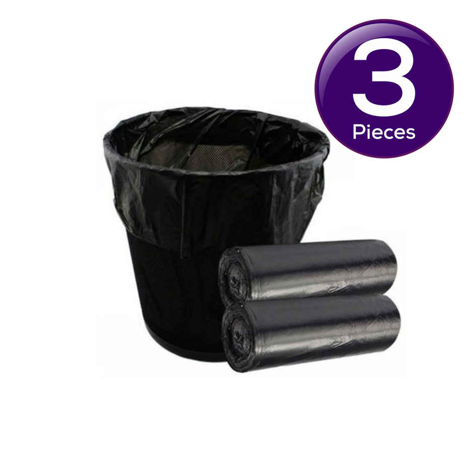 Instant Garbage Swachhta First Bio Degradable Garbage Bags - Black Medium (19 x 21 ...